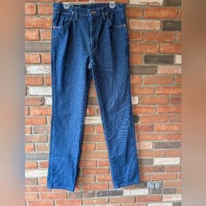 Classic Blue Denim Jeans Straight Leg 32x36